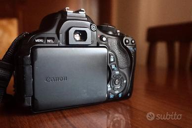fotocamera reflex canon 600D+Obbietivo yongnuo 50