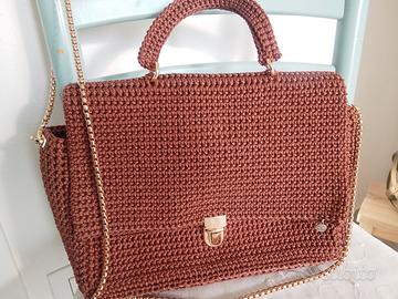 Borsa in cotone fatta a mano