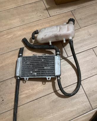 radiatore e vaschetta acqua piaggio scooter