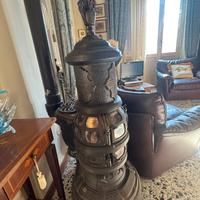 Stufa ghisa antiquariato antica 1895