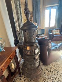 Stufa ghisa antiquariato antica 1895