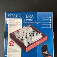 Scacchiera in vetro