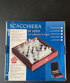 Scacchiera in vetro
