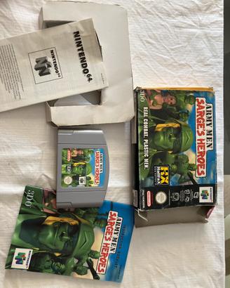 Army Men: Sarge’s Heroes N64 PAL completo CIB