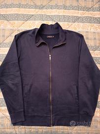 Felpa con zip uomo Lancetti taglia XL 