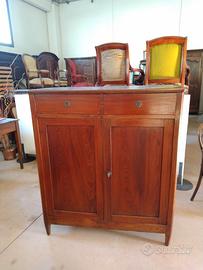 CREDENZA A DUE PORTE DELLA META' 800 IN ABETE .
