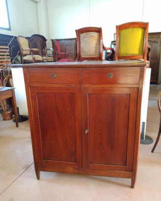 CREDENZA A DUE PORTE DELLA META' 800 IN ABETE .