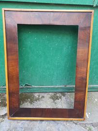 2 Cornici in noce e ulivo e noce nazionale