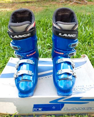 Scarponi sci Lange Comp 90 blu elettrico