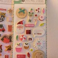 Set di Stickers Natalizi 3D 2 Fogli FSC Eco Friend