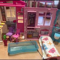 Casa valigia di Barbie