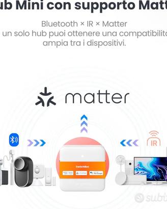 SwitchBot Hub Mini Matter nuovo garanzia 2 anni
