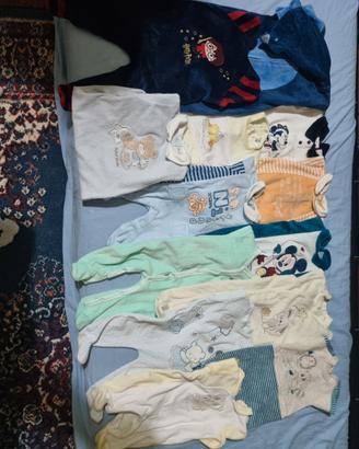Tutine in ciniglia neonato e unisex