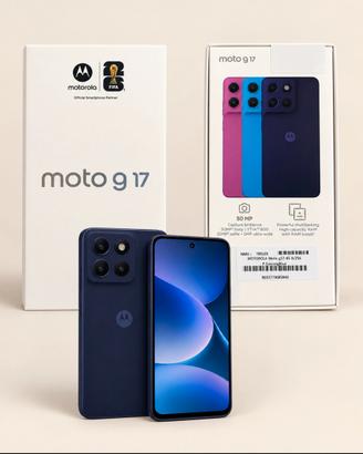 Motorola Moto G17 256GB + Cuffie Moto Buds - Nuovi