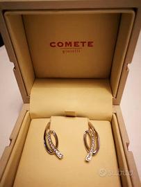 Orecchini in oro bianco Comete Gioielli
