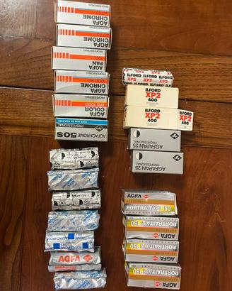 Pellicole scadute varie formato 120