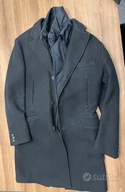 Cappotto nero Braddock da uomo