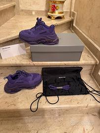 Sneakers Balenciaga Triple S viola N.39