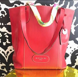 Borsa Rossa in Pelle vintage