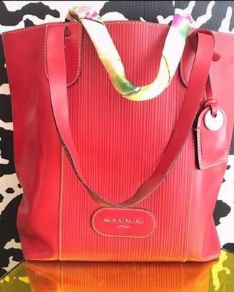 Borsa Rossa in Pelle vintage