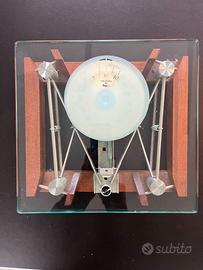 Pesa persone Rapsel di design – vetro, legno e met