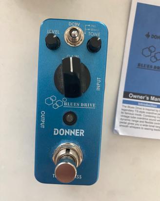 Donner Blues Drive overdrive pedale chitarra