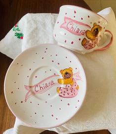 Tazza da colazione per bimba in ceramica
