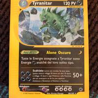 carte pokemon Charizard e Tyranitar ITA Expedition
