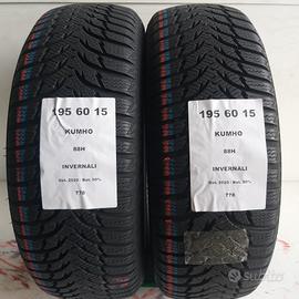 2 gomme 195 60 15 kumho a778