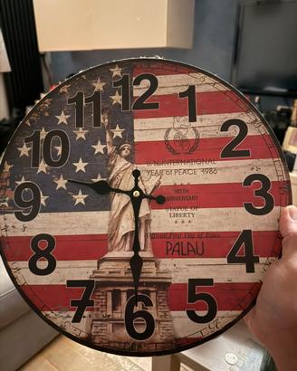 Orologio da parete modello Usa liberty