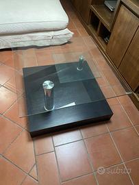 Tavolino da salotto in vetro