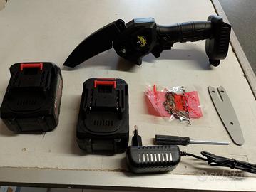 motosega potatore a batteria nuovo 