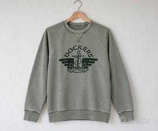 Felpa Dockers Girocollo Verde Salvia | S
