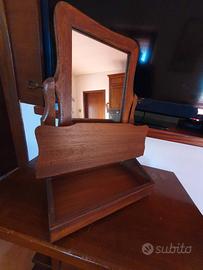 SPECCHIO SPECCHIERA BASCULANTE DA TAVOLO PORTAGIOE