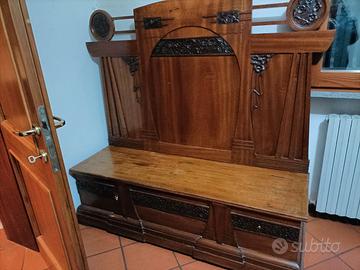 cassapanca stile liberty