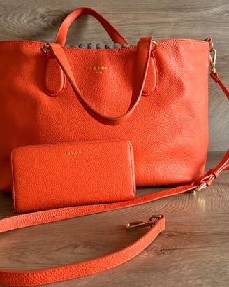 Borsa a spalla e portafoglio donna