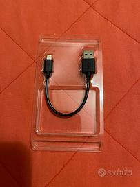 Cavetto corto da USB classico a Micro-USB