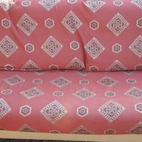 divano anni 80,in legno massello 