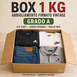 Box 1 Kg usato firmato uomo/domna grado A