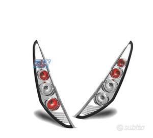 FANALI FIAT PUNTO 2 99-03 LOOK LEXUS CROMATO