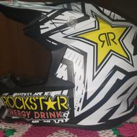 Casco da cross Airoh Rockstar più mascherina 100%