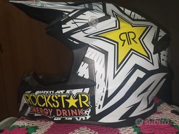 Casco da cross Airoh Rockstar più mascherina 100%