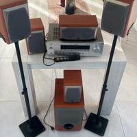 Impianto dolby surround yamaha diffusori infinity