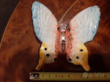 Farfalle in terracotta da appendere