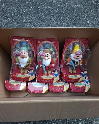 7 nani Disney action figure, nuovi, da collezione 