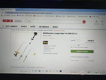 decespugliatore , tagliasiepi ,sega tutto in uno