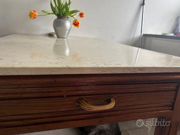 Tavolo con base vero marmo primi 900