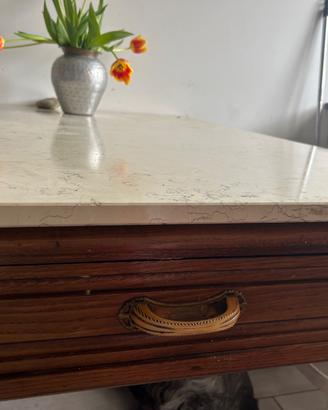 Tavolo con base vero marmo primi 900