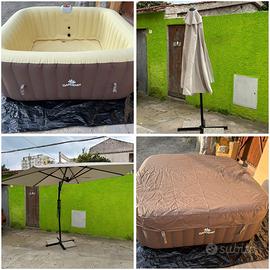 SPA GONFIABILE + OMBRELLONE