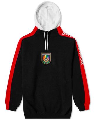Balenciaga Felpa con cappuccio Uomo, crest logo